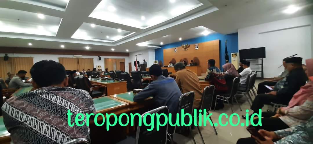Jawaban Eksekutif atas PU Fraksi, Bupati BU Harap Dukungan Terciptanya Kedaulatan Pangan