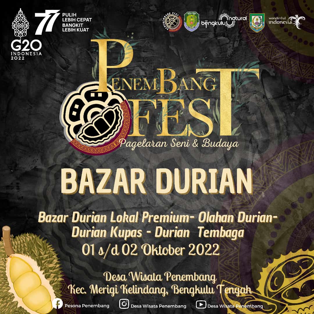 Kembangkan Desa Wisata,Dinas Pariwisata Kabupaten Bengkulu Tengah Gelar Gelar Event PANEMBANG FEST Seni Dan Budaya