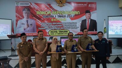 di Puncak Tahura Hotel Desa Tanjung Terdana, Kecamatan Pondok Kelapa, Senin (27/2/2023).