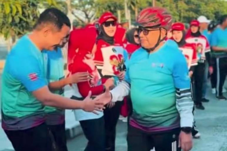 DPRD Kabupaten Blitar Hadir dan Ambil Peran dalam Syariah QIRIS Run 2025