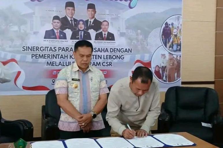 Pemkab Lebong Dorong Sinergi Pemerintah dan Dunia Usaha Melalui Coffee Morning Program CSR “BANTU RAKYAT”