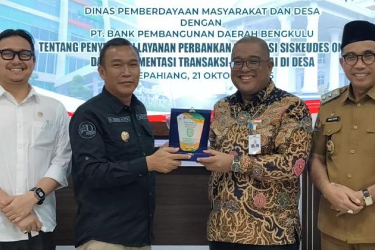 Pemkab Kepahiang Gandeng Bank Bengkulu Wujudkan Digitalisasi Keuangan Daerah