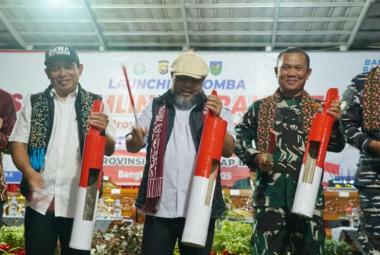 Gubernur Helmi Hasan Launching Lomba Satkamling Merah Putih 2025: Wujudkan Keamanan dan Kebersamaan Warga