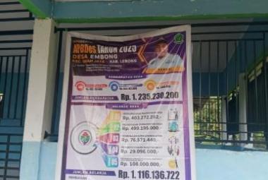 Keterangan foto: Tampak samping Kantor (Balai Desa)  Desa Embong Kecamatan Uram Jaya Kabupaten Lebong Provinsi Bengkulu